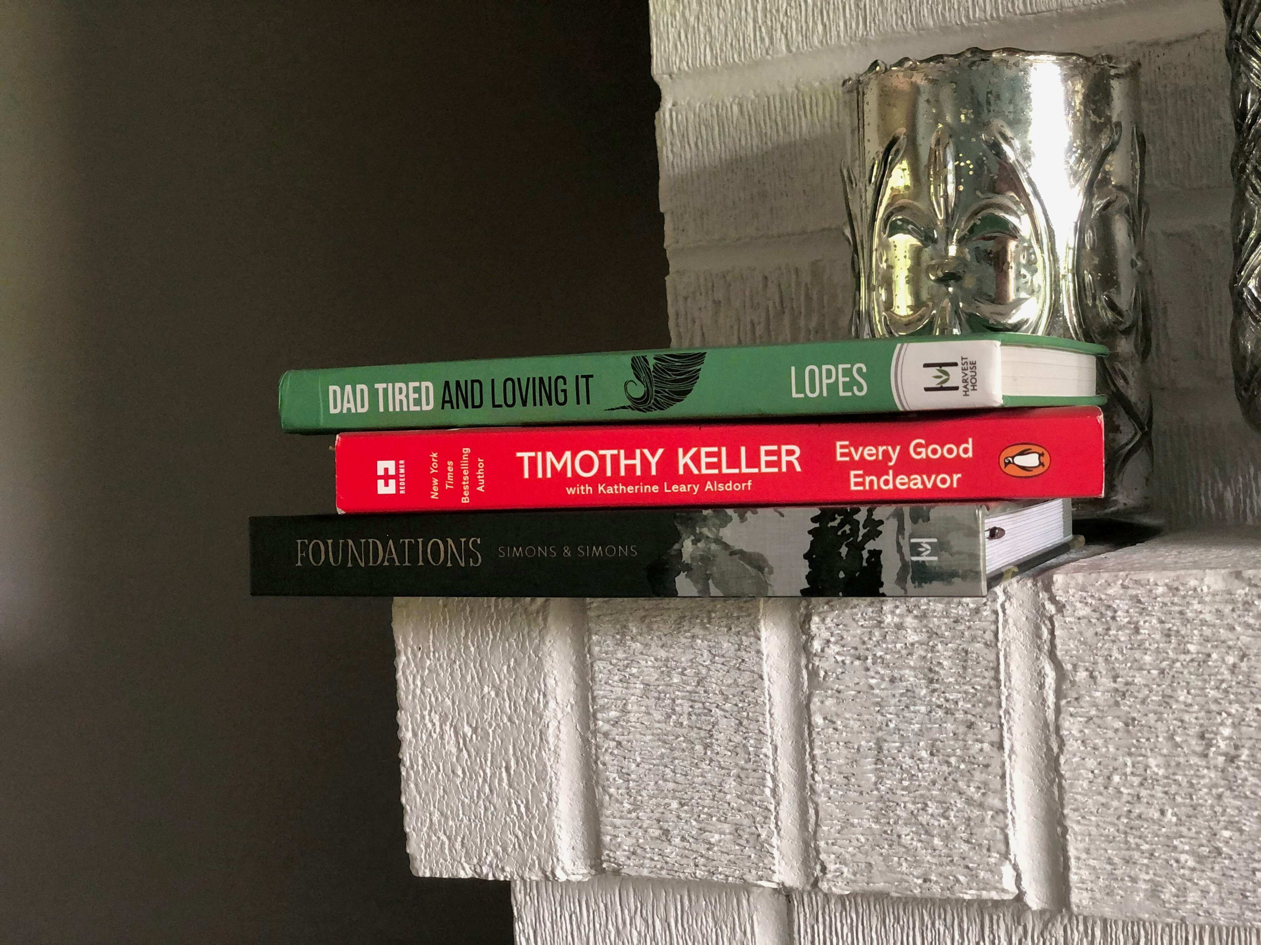 3 stacked books